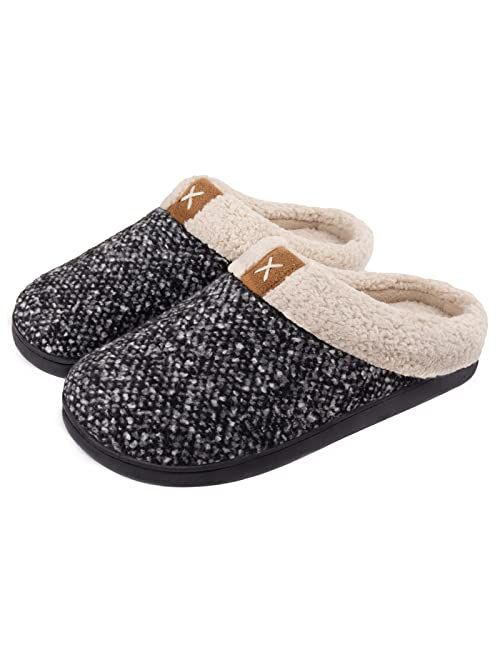 ULTRAIDEAS Men's Original Boucle Memory Foam Slipper