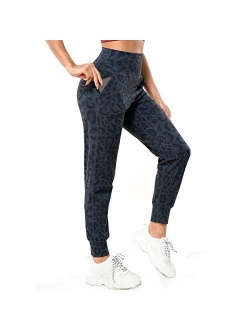 LEINIDINA Women’s Jogger Pants High Waisted Sweatpants with Pockets Tapered Casual Lounge Pants Loose Track Cuff Leggings