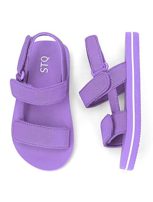 STQ Toddler Sandals Boys Girls Soft Open Toe Outdoor Beach Summer Flats Sandals