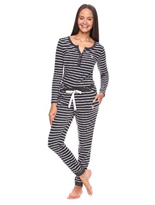 U.S. Polo Assn. Womens Casual Long Sleeve Shirt and Pajama Pants Sleep Sleepwear Set