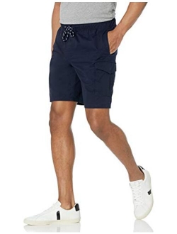 Men's 9" Inseam Elastic Waist Cargo Short