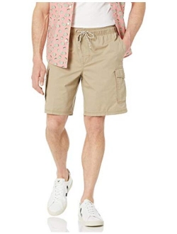 Men's 9" Inseam Elastic Waist Cargo Short