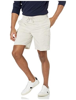 Men's 9" Inseam Elastic Waist Cargo Short