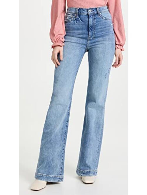 7 For All Mankind Women's Dojo Wide Leg Jeans