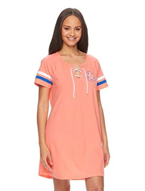 U.S. Polo Assn. Womens Nightgown Short Sleeve – Sleep Shirts for Women