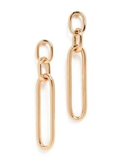 Kenneth Jay Lane Women's Gold Link Chain Earrings