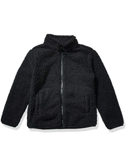 Girls' Sherpa Fleece Full-Zip Jacket