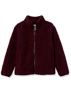 Girls' Sherpa Fleece Full-Zip Jacket