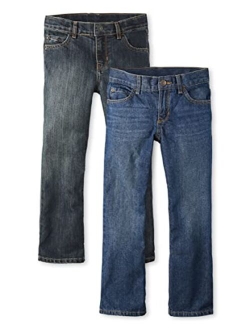 Boys' Basic Bootcut Jeans