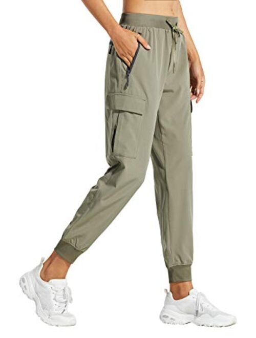 Libin Women's Cargo Joggers Lightweight Quick Dry Hiking Pants Athletic Workout Lounge Casual Outdoor