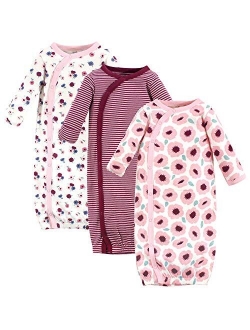 Touched by Nature Baby Girls' Organic Cotton Kimono Gowns