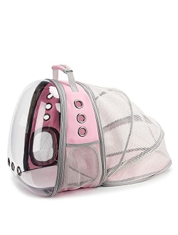 LOLLIMEOW Pet Carrier Backpack, Bubble Backpack Carrier, Cats and Puppies,Airline-Approved, Designed for Travel, Hiking, Walking & Outdoor Use