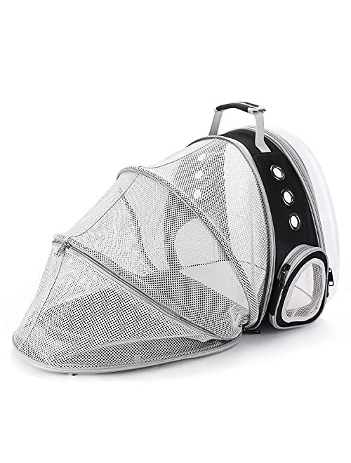 LOLLIMEOW Pet Carrier Backpack, Bubble Backpack Carrier, Cats and Puppies,Airline-Approved, Designed for Travel, Hiking, Walking & Outdoor Use