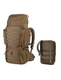 Mardingtop 50L/55L/60L/75L Molle Hiking Internal Frame Backpacks with Rain Cover for Camping,Backpacking,Travelling