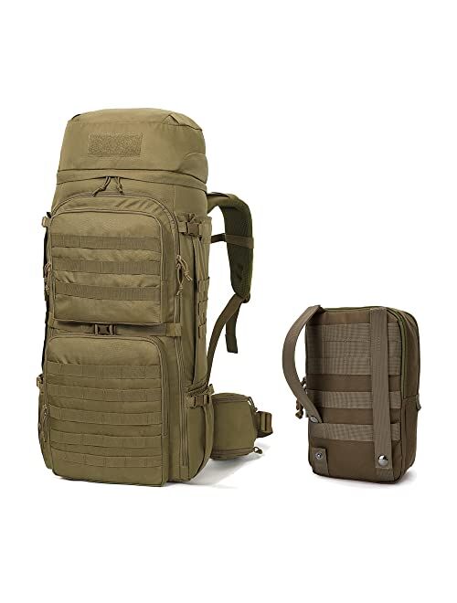 Mardingtop 50L/55L/60L/75L Molle Hiking Internal Frame Backpacks with Rain Cover for Camping,Backpacking,Travelling