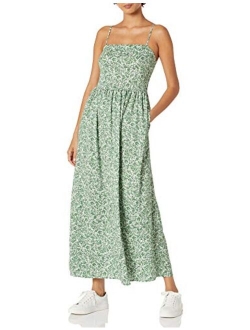 Amazon Brand - Goodthreads Women's Georgette Smock-Back Cami Maxi Dress