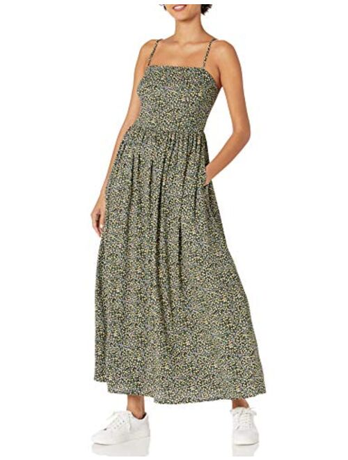 Amazon Brand - Goodthreads Women's Georgette Smock-Back Cami Maxi Dress