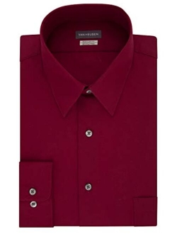 Men's Dress Shirt Regular Fit Poplin Solid