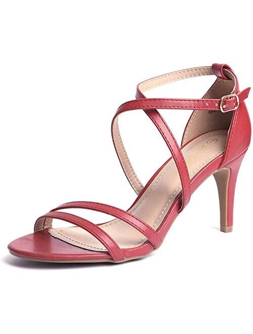 DREAM PAIRS Women's Gigi Fashion Stilettos Open Toe Pump Heel Sandals