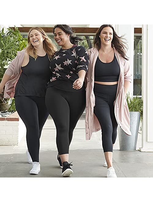 MOREFEEL Plus Size Leggings for Women-Stretchy X-Large-4X Tummy Control High Waist Spandex Workout Black Yoga Pants