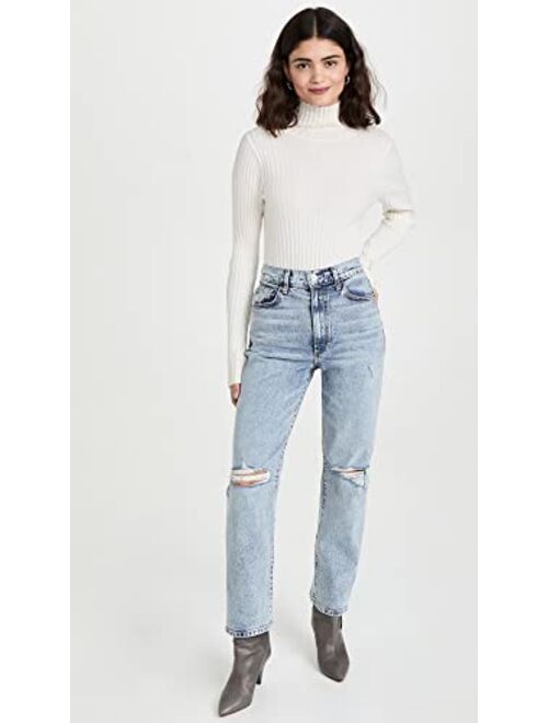 Le Jean Women's Relaxed Straight Jeans