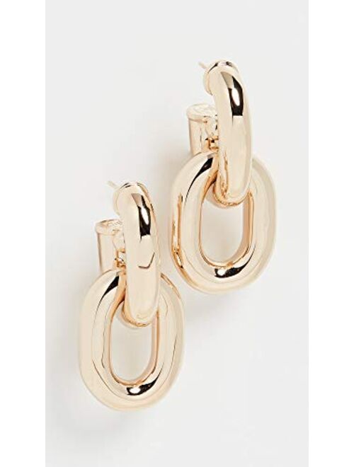 Paco Rabanne Women's XL Link Hoop Earrings