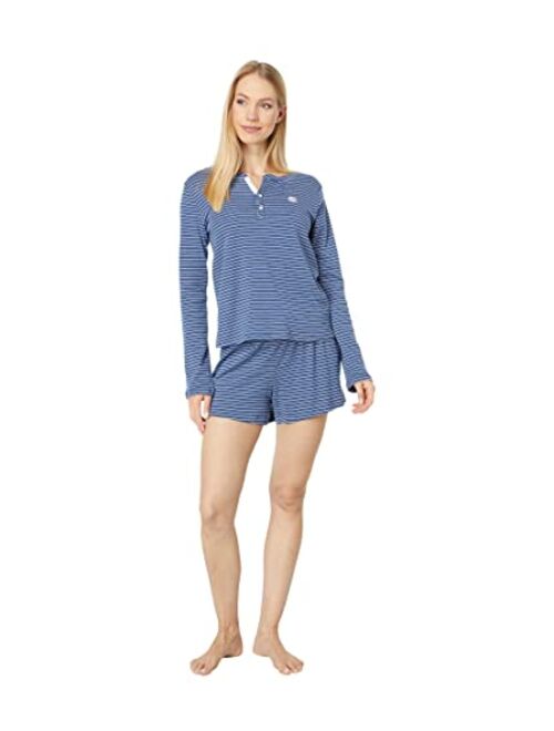 Polo Ralph Lauren LAUREN RALPH LAUREN Long Sleeve Henley Boxer PJ Set