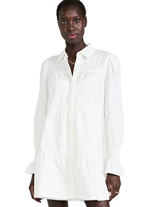 WAYF Women's Canossa Tiered Shirt Dress