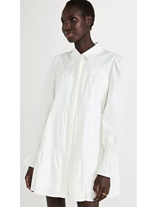 WAYF Women's Canossa Tiered Shirt Dress