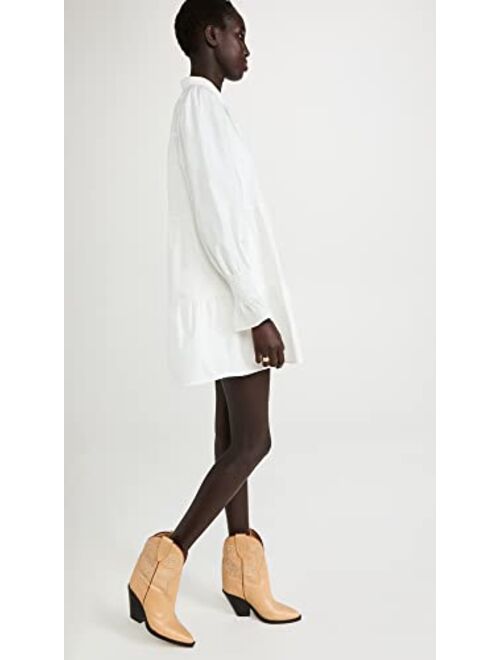 WAYF Women's Canossa Tiered Shirt Dress