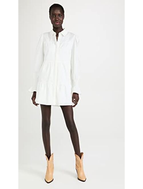 WAYF Women's Canossa Tiered Shirt Dress