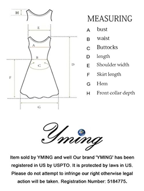 YMING Womens Zipper Back Bodycon Dress Sexy Club Dresses Solid Color Midi Dress Plus Size