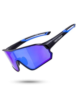 Rock Bros ROCKBROS Polarized Sunglasses for Men Women UV Protection Cycling Sunglasses