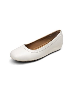 Women's Ballet Flats Comfortable Dressy Work Low Wedge Arch Suport Flats Shoes