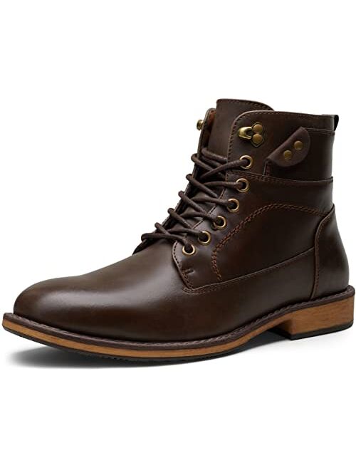 Vostey Men's Motorcycle Boots Business Casual Chukka Boot for Men