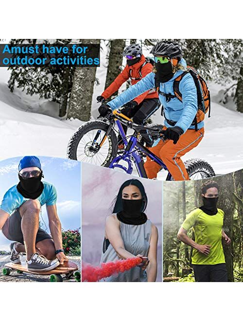 Sheenwang Neck Gaiter, Adjustable Gaiter Mask, Cloth Face Mask Bandana Balaclava Cover Scarf for Men