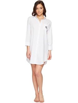 LAUREN Ralph Lauren Cotton Jacquard Sleepshirt