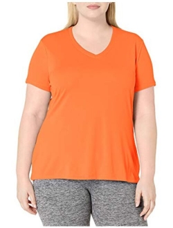 Women's Plus-Size Cool DRI Short Sleeve V-Neck Tee