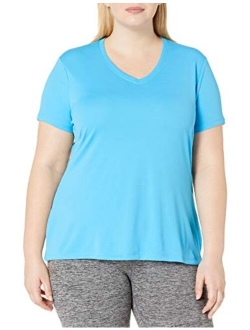 Women's Plus-Size Cool DRI Short Sleeve V-Neck Tee