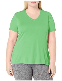 Women's Plus-Size Cool DRI Short Sleeve V-Neck Tee