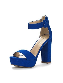 Women's Hi-Lo High Heel Platform Pump Sandals