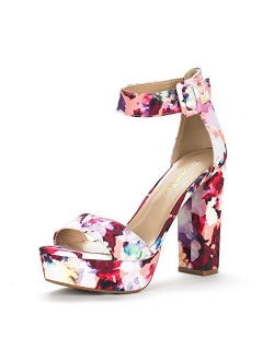 Women's Hi-Lo High Heel Platform Pump Sandals