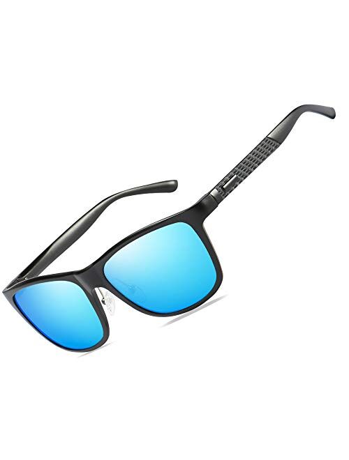 Bircen Mens Polarized Driving Sunglasses For Mens Women Al-Mg Metal Frame Lightweight Fishing Sports Outdoors