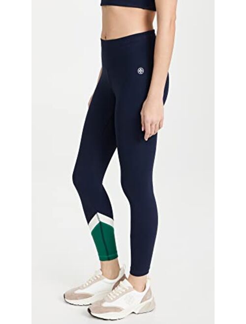 Tory Sport Women's High-Rise Chevron Leggings