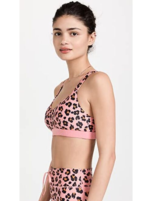 The Upside Women's Rose Cheetah Larri Bra