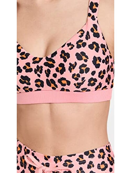 The Upside Women's Rose Cheetah Larri Bra