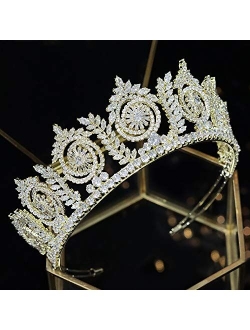 Modeldress Quinceanera Cubic Zirconia Tiaras and Crowns for Bride