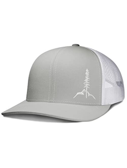 Larix Gear Trucker Hat, Tamarack Mountain, No-Sweat Hat Liner Included