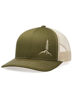 Larix Gear Trucker Hat, Tamarack Mountain, No-Sweat Hat Liner Included