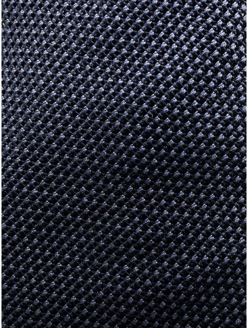 Canali micro-jacquard silk tie